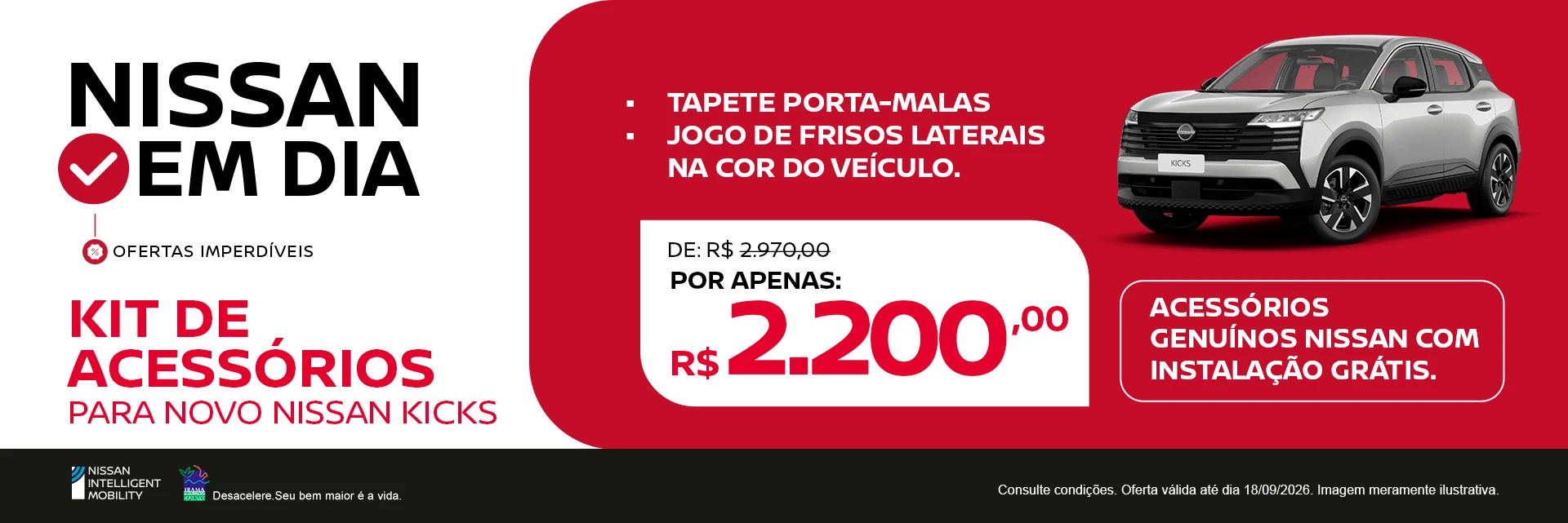 JADE NISSAN_Ago26_Posvenda 05_Acessórios Novo Kicks_banner 1920x641